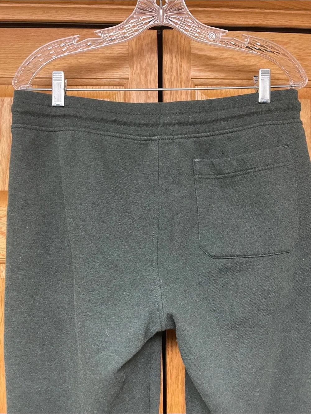J. Crew Men's Forest Green Fleece-Lined Joggers